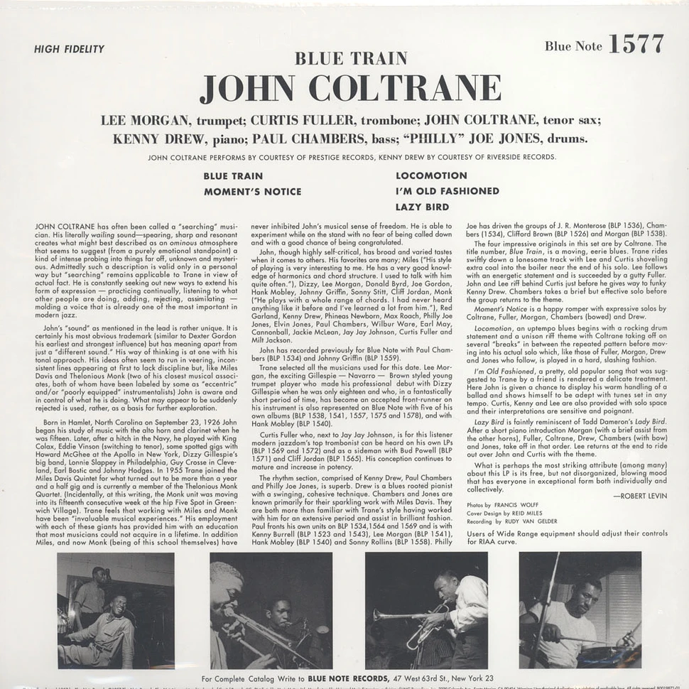 John Coltrane - Blue Train Mono Version
