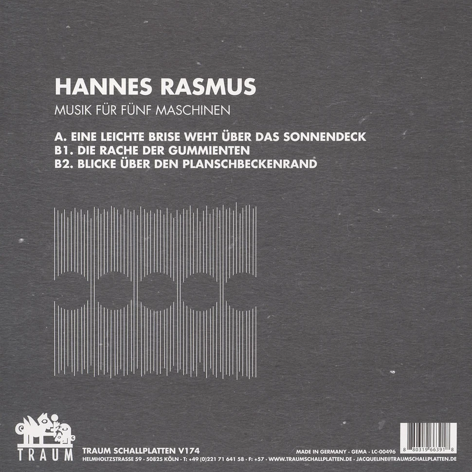 Hannes Rasmus - Musik Für Fünf Maschinen
