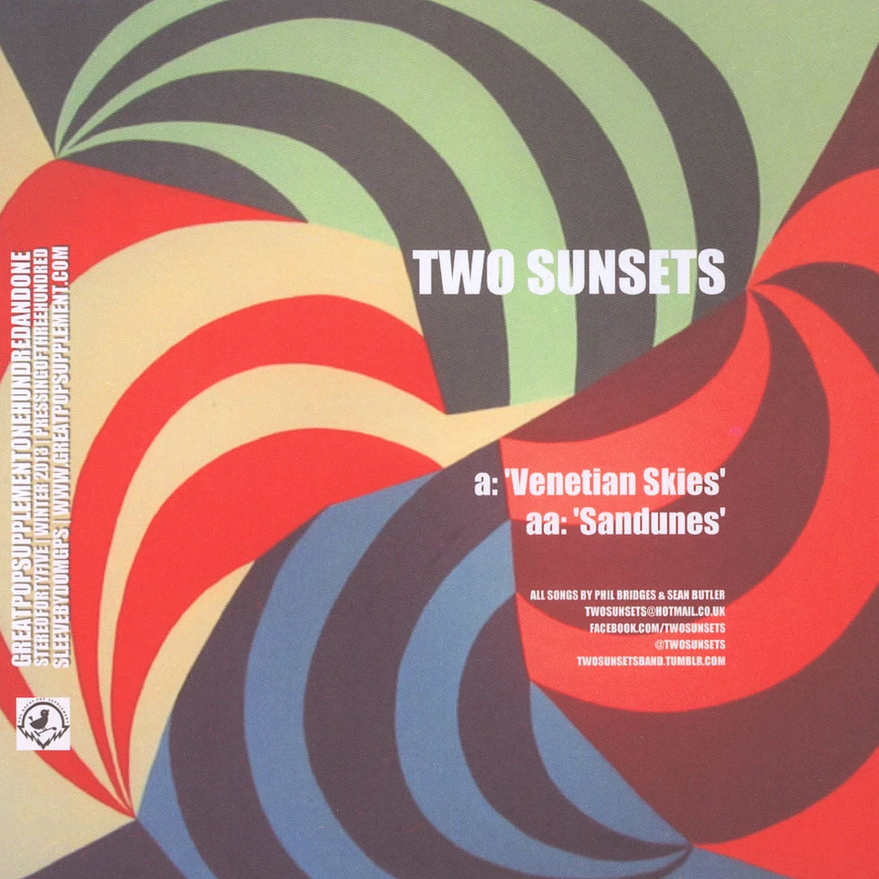 Two Sunsets - Venetian Skies / Sandunes