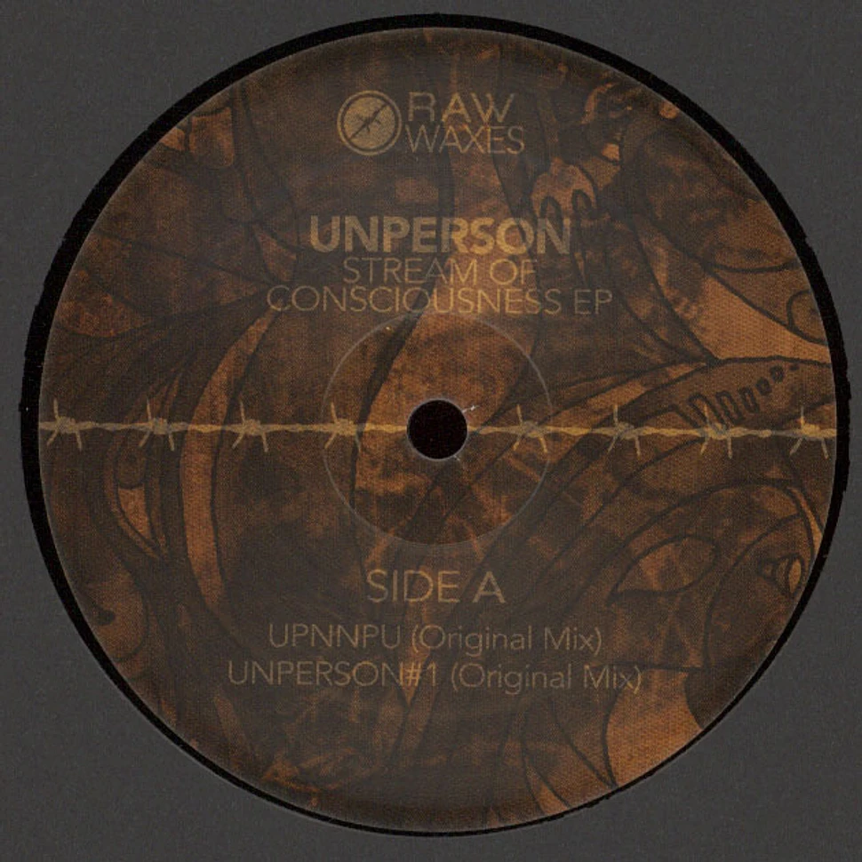 Unperson - Stream Of Consciousness EP
