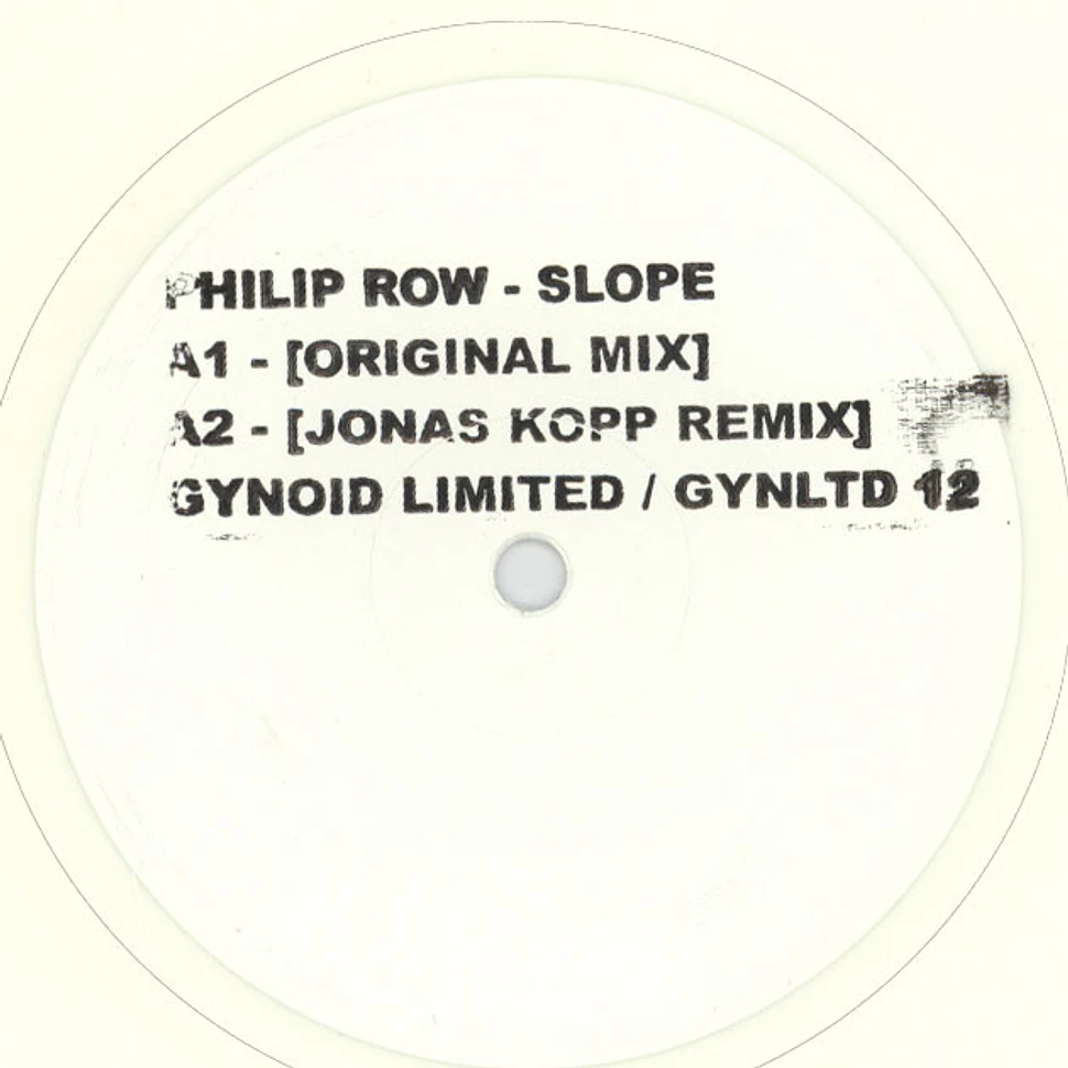 Philip Row - Slope