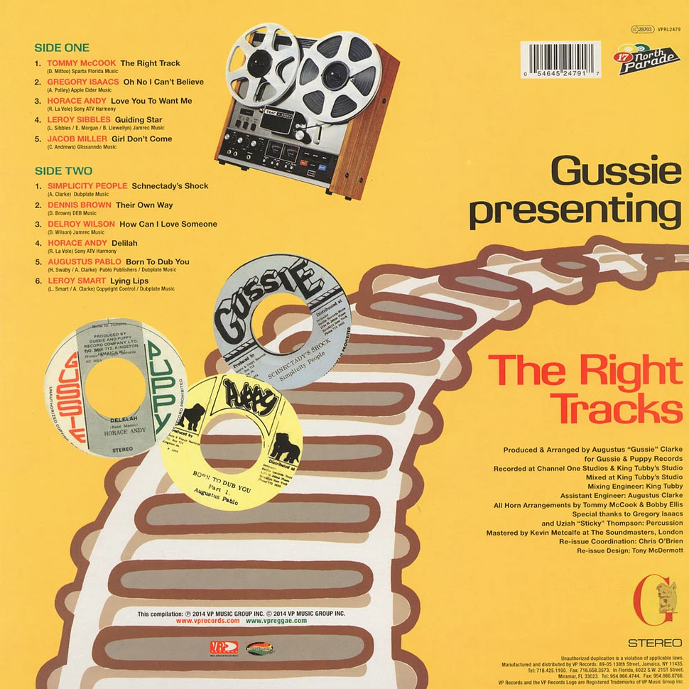 Gussie Clark - Gussie Presenting: The Right Tracks