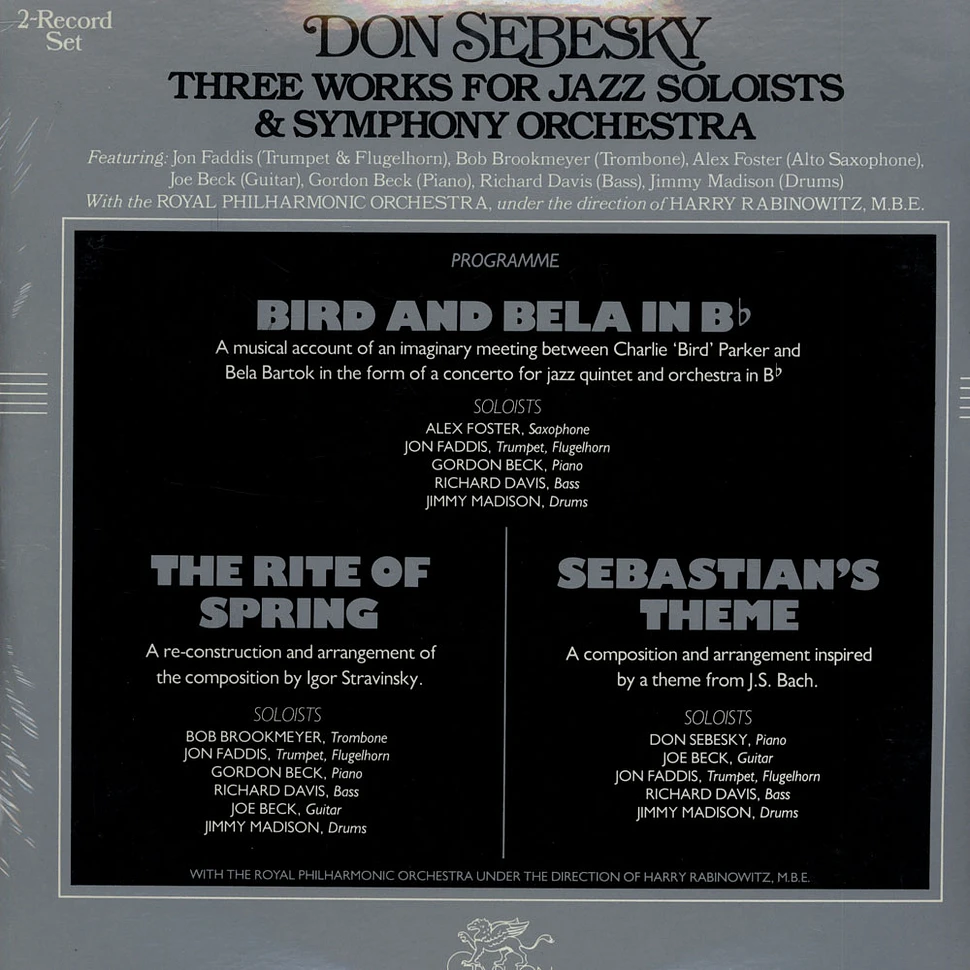 Don Sebesky - Three Works For Jazz Soloists & Symphony Orchestra