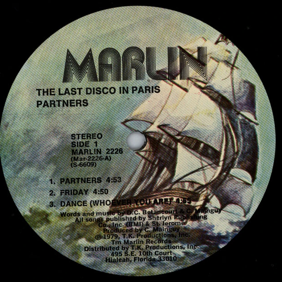 Partners - The Last Disco In Paris