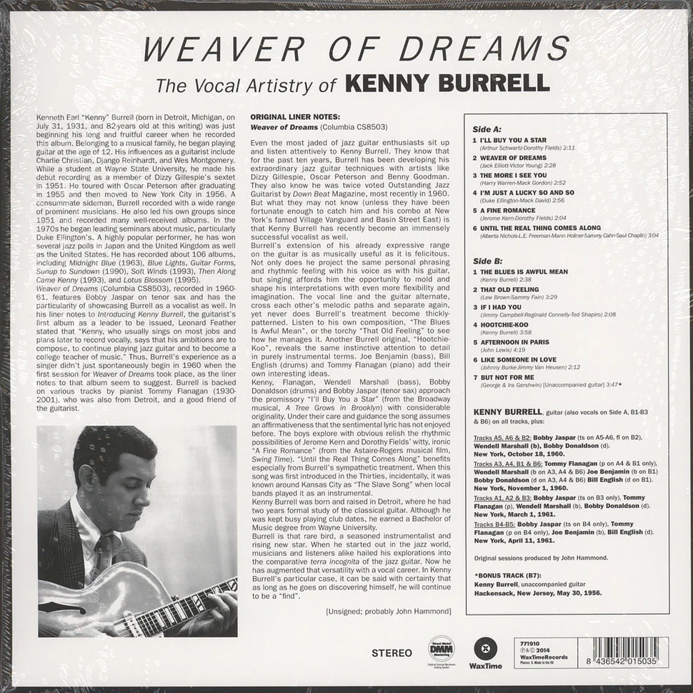 Kenny Burrell - Weaver Of Dreams