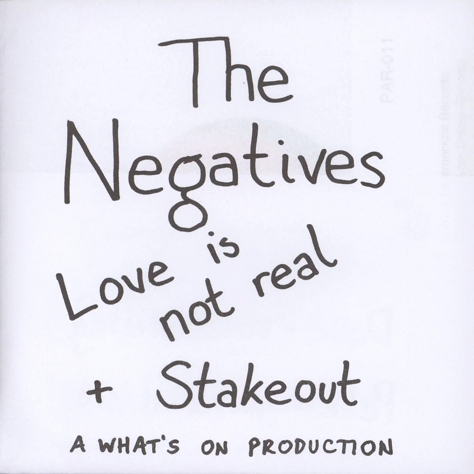 Negatives - Stake Out