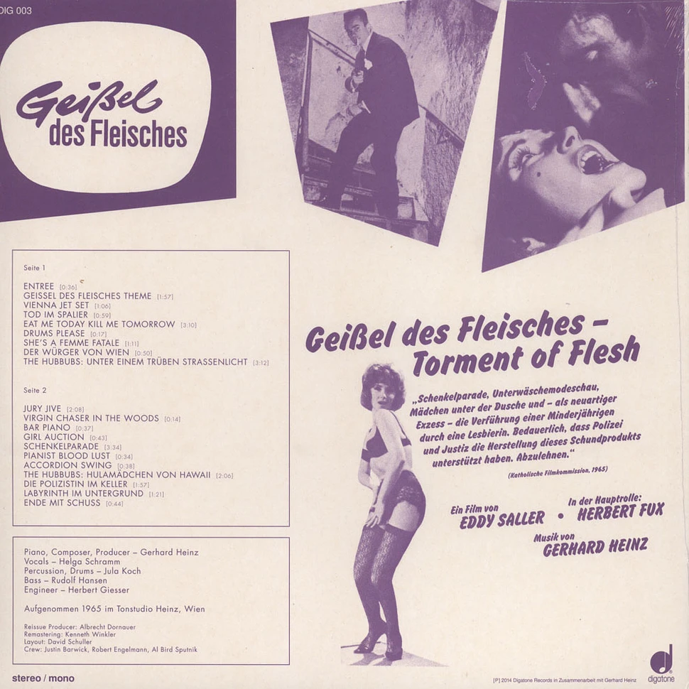 Gerhard Heinz - OST Geissel Des Fleisches (Torment Of The Flesh)