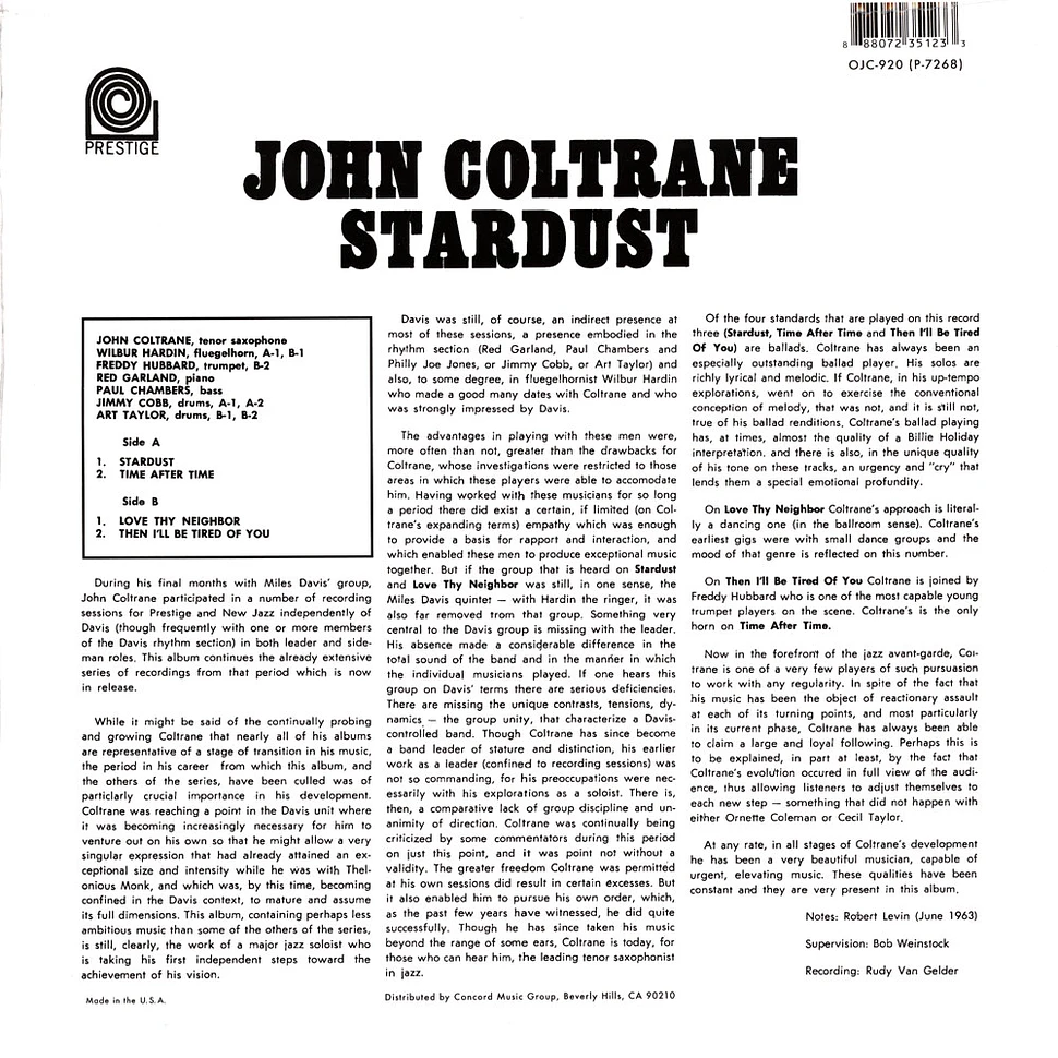 John Coltrane - Stardust