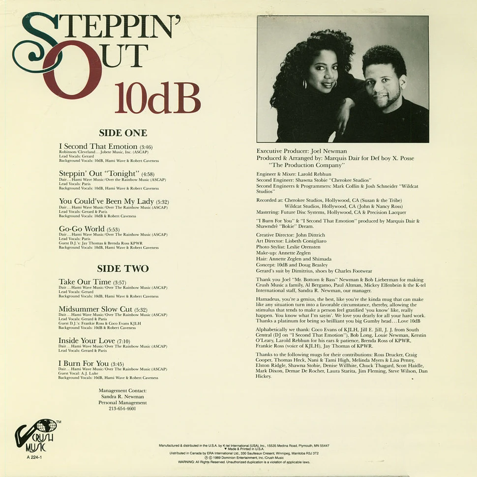 10dB - Steppin' Out
