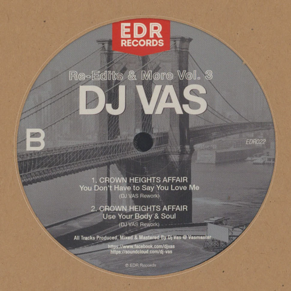 DJ Vas - Re-Edits & More Volume 3