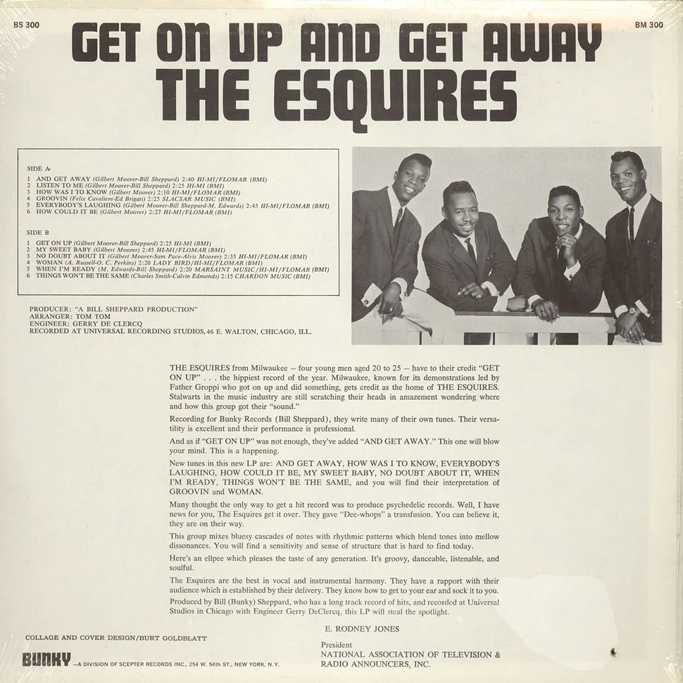 Esquires - Get On Up And Get Away
