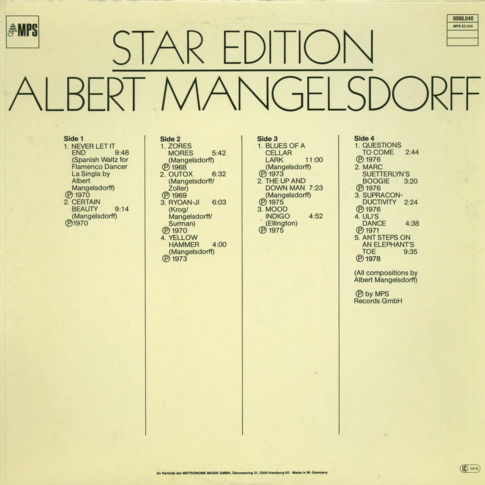 Albert Mangelsdorff - Star Edition