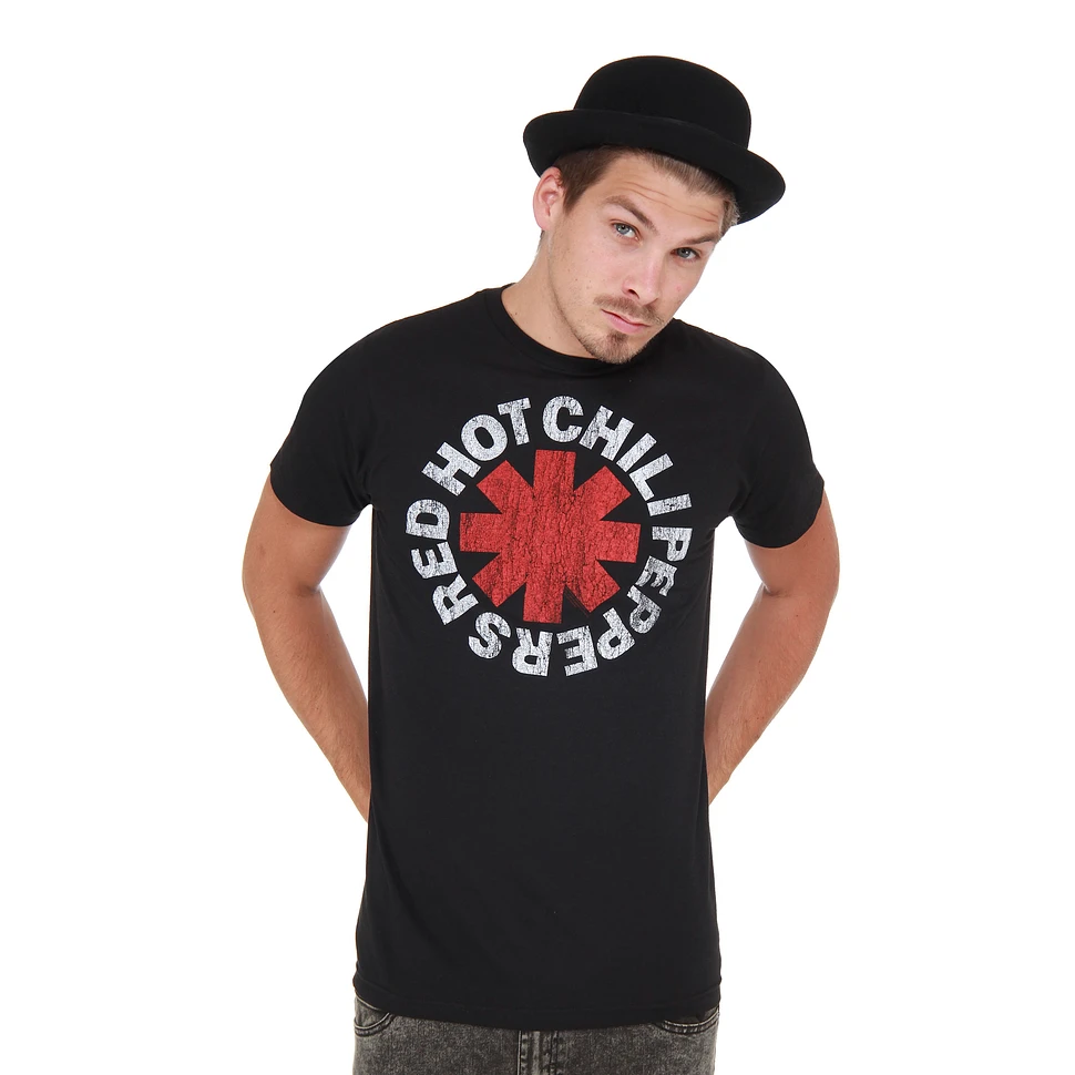 Red Hot Chili Peppers - Vintage Distressed Logo T-Shirt