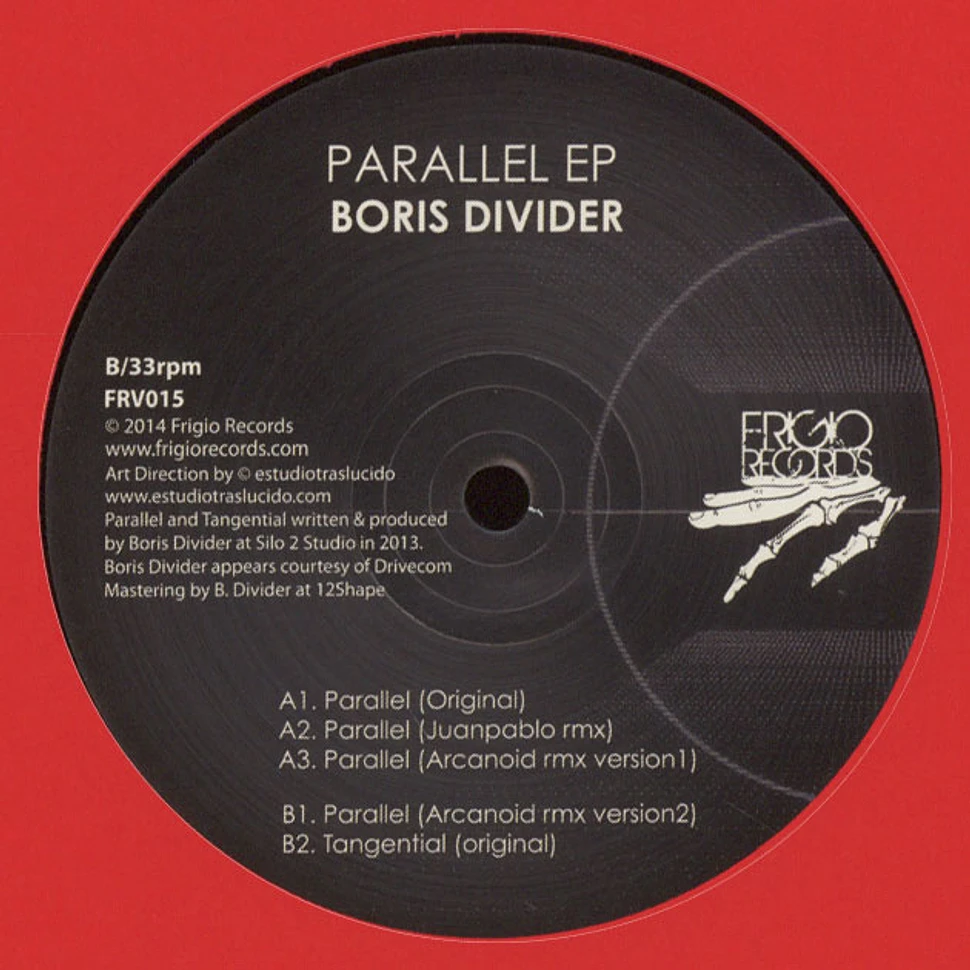 Boris Divider - Parallel EP