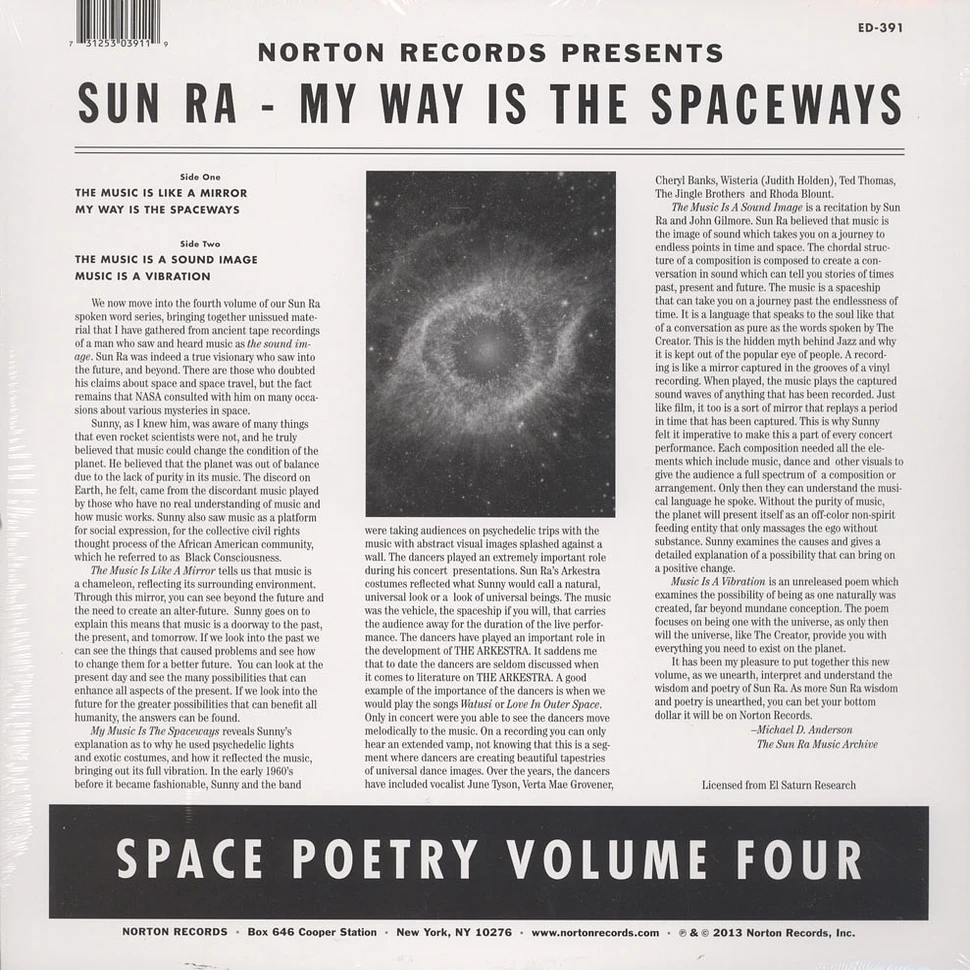 Sun Ra - My Way Is The Spaceways