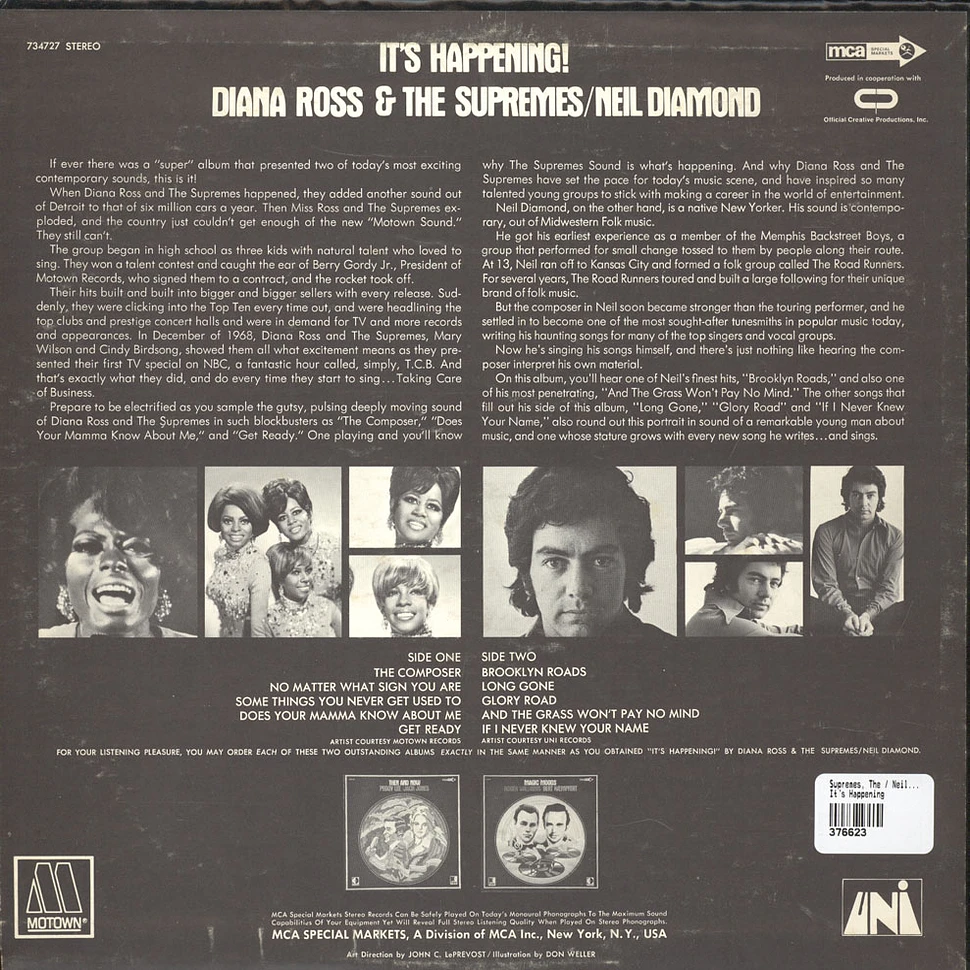 The Supremes / Neil Diamond - It's Happening