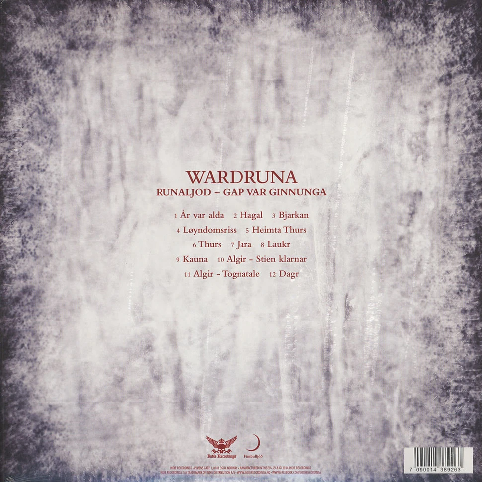Wardruna - Runaljod - Gap Var Ginnunga Picture Disc Edition