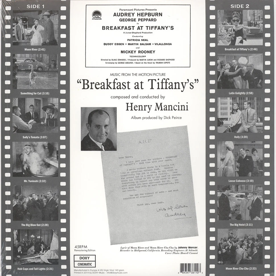 Henry Mancini - OST Breakfast At Tiffany’s