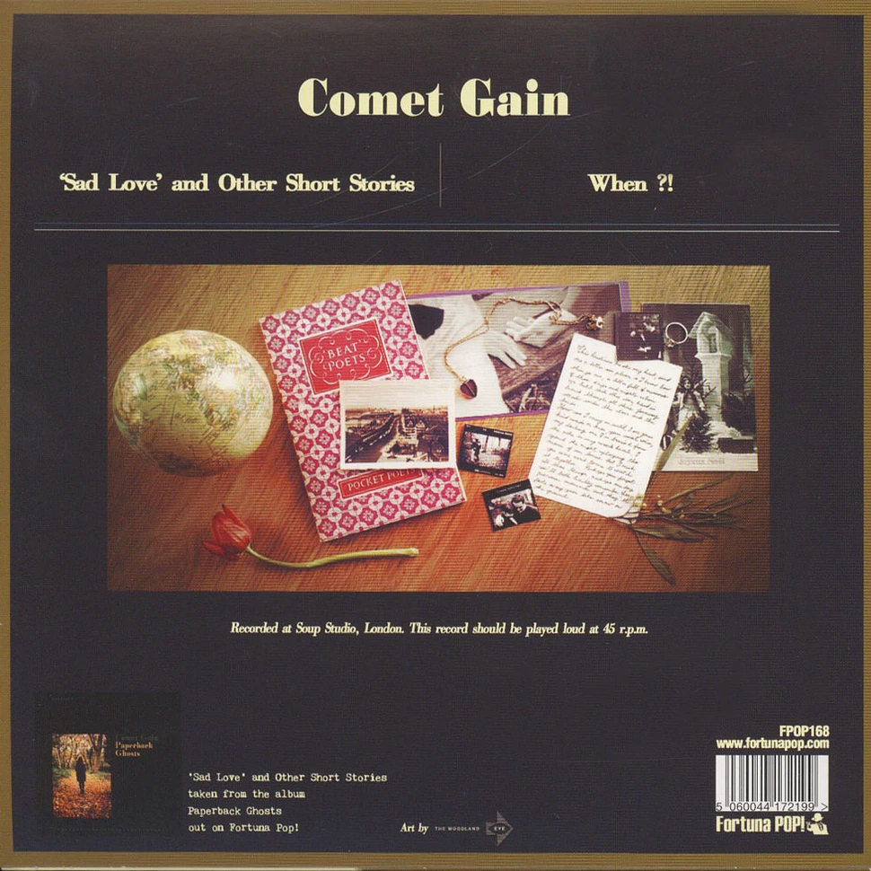 Comet Gain - Sad Love And Other Short Stories