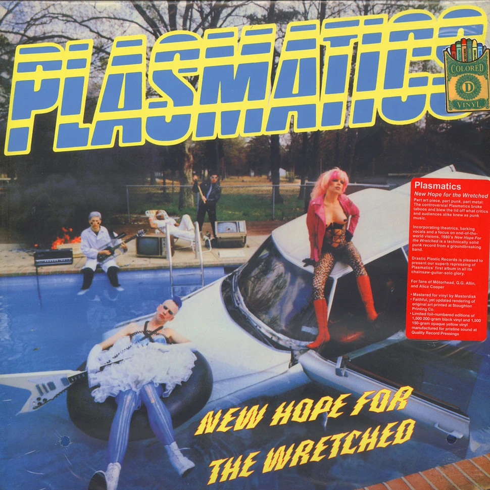Plasmatics - New Hope For The Wretched Colored Vinyl Edition