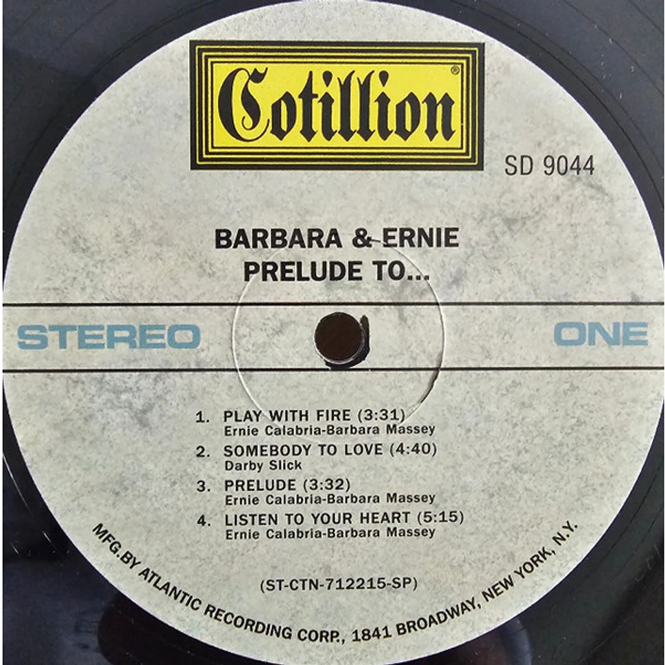 Barbara & Ernie - Prelude To...