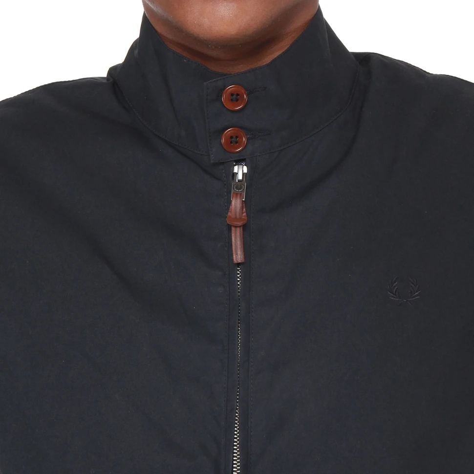 Fred Perry - Waxed Cotton Harrington Jacket