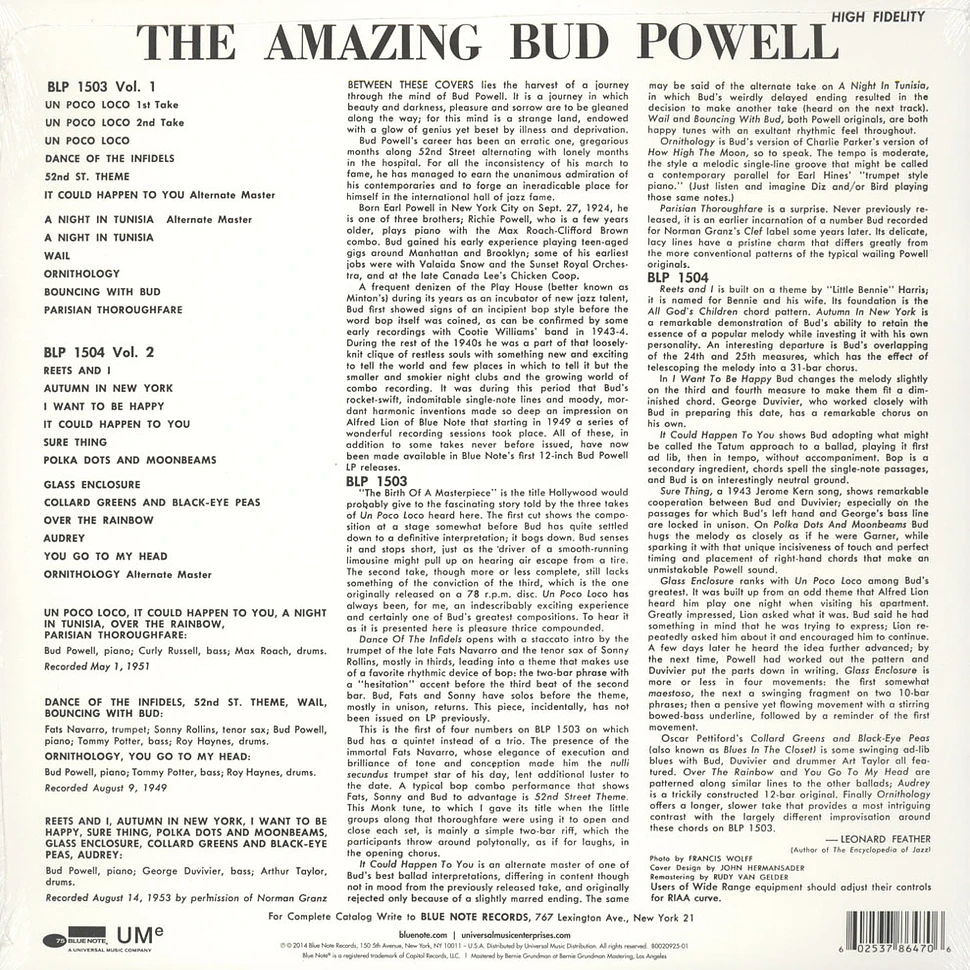 Bud Powell - Amazing Bud Powell