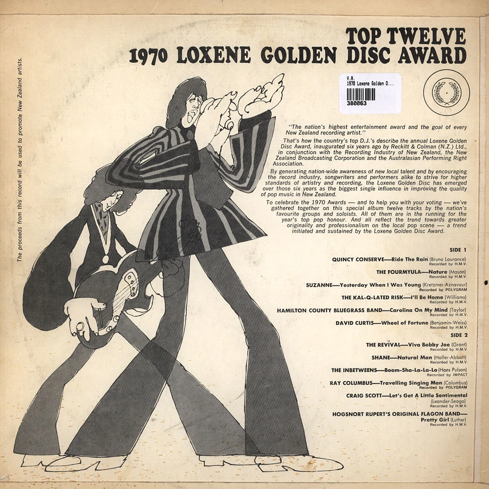 V.A. - 1970 Loxene Golden Disc Award - Top Twelve