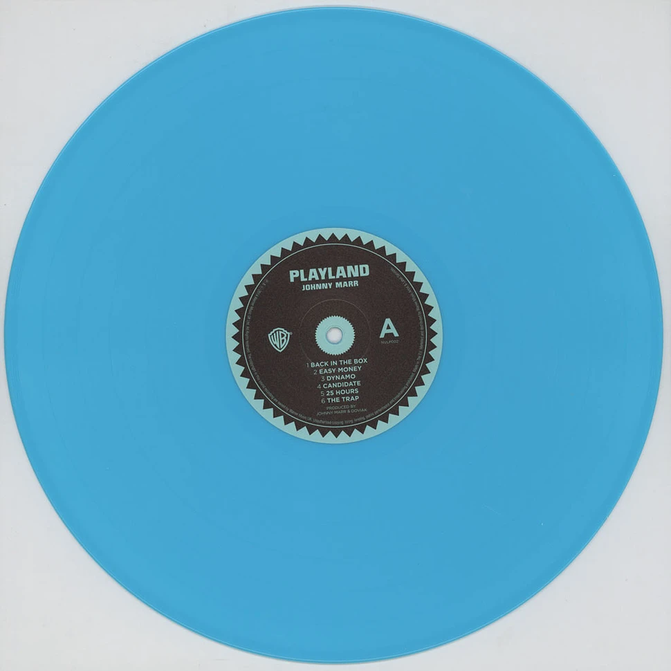 Johnny Marr - Playland Aqua Blue Vinyl Edition