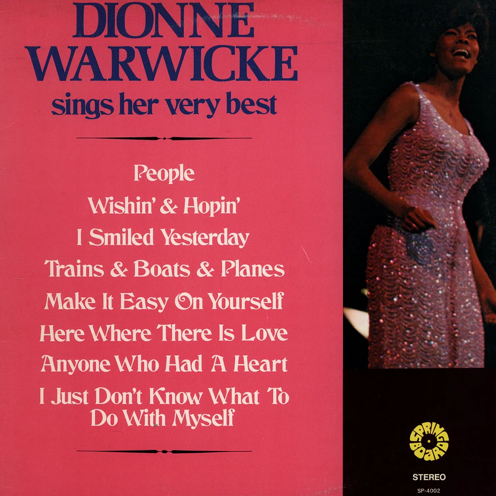 Dionne Warwick - Sings Her Very Best
