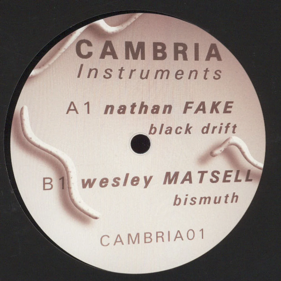 Nathan Fake / Wesley Matsell - Cambria 01