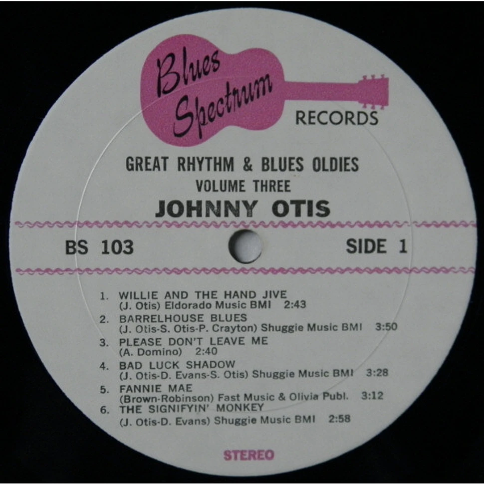 Johnny Otis - Great Rhythm & Blues Oldies Volume 3 - Johnny Otis