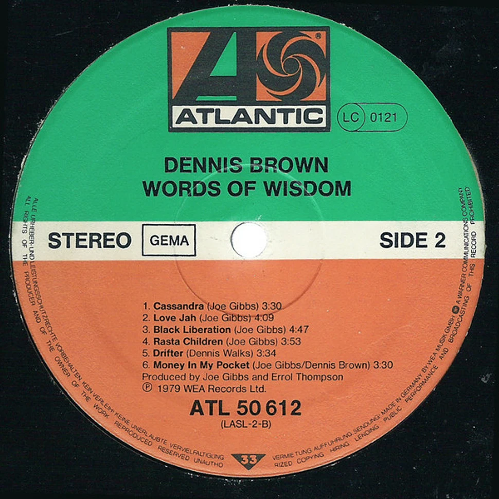 Dennis Brown - Words Of Wisdom