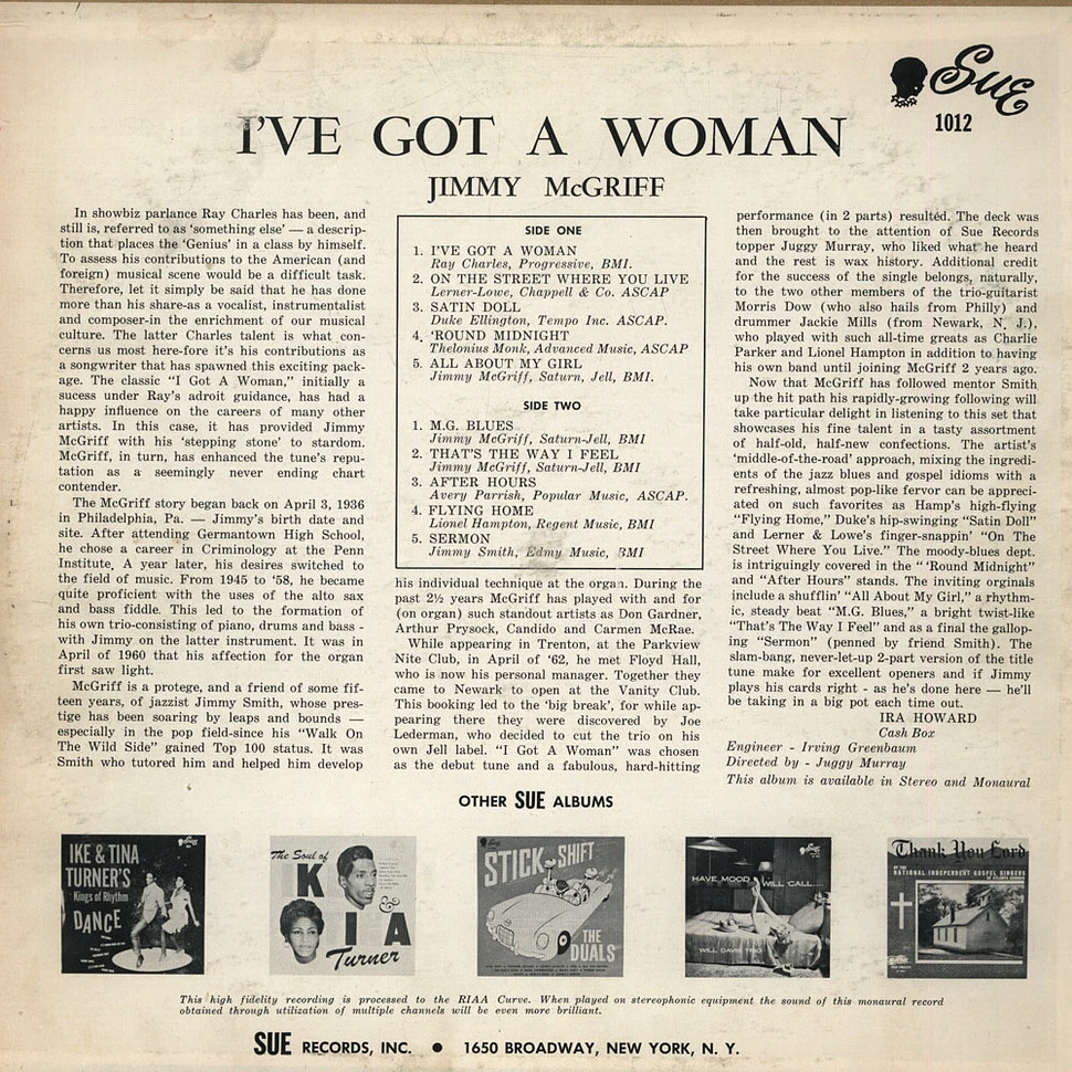 Jimmy McGriff - I've Got A Woman