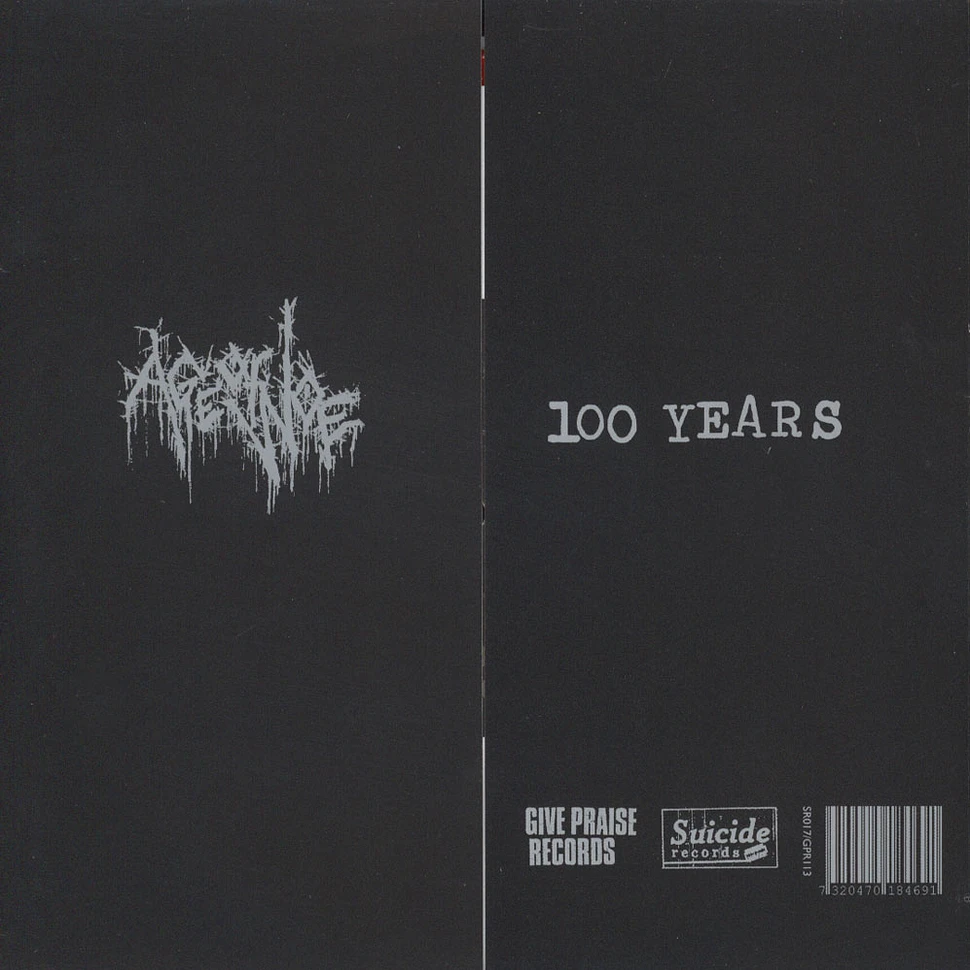 Age Of Woe / 100 Years - An Age Of Woe That Last For 100 Years (Red Vinyl Ltd 500)