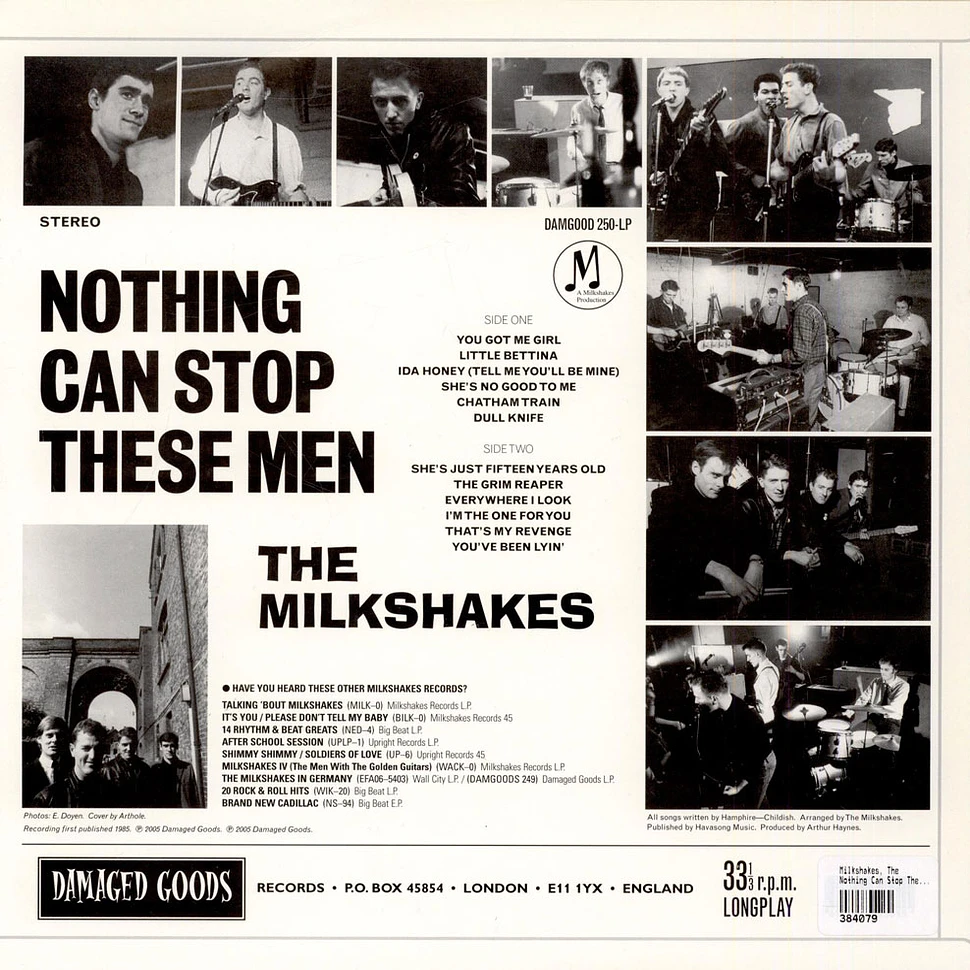 Thee Milkshakes - Nothing Can Stop These Men