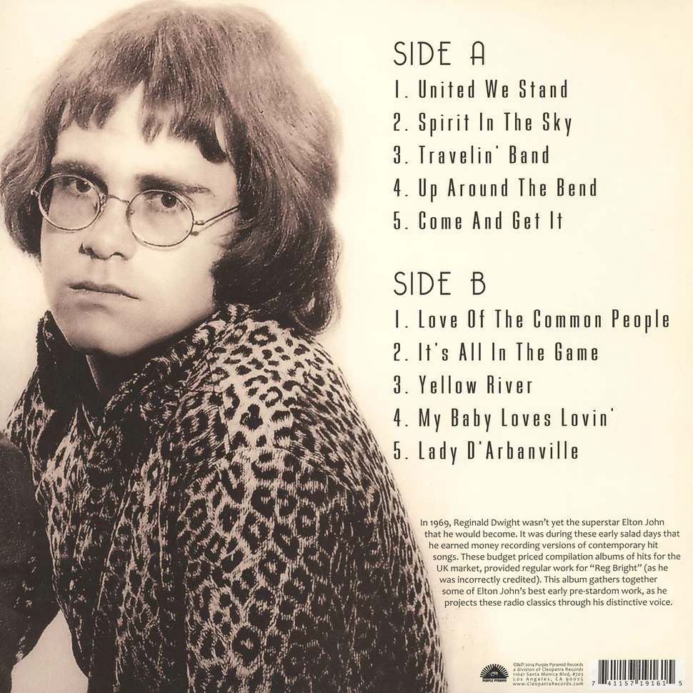 Elton John - Legendary Covers Album 1969-70