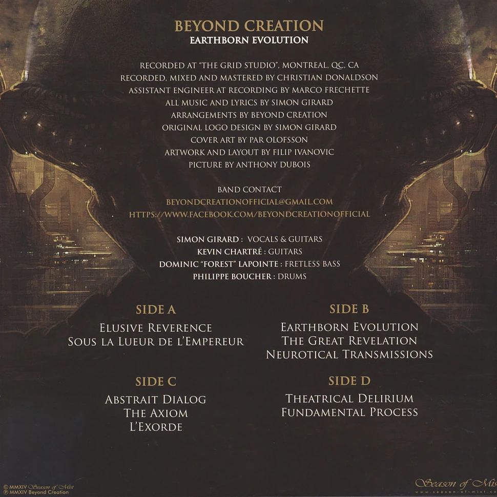 Beyond Creation - Earthborn Evolution Black Vinyl Edition