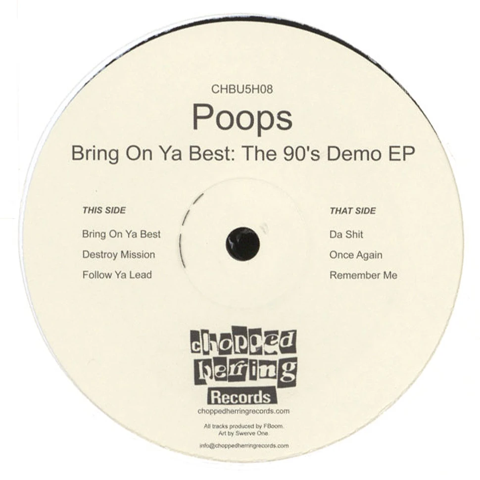 Poops - Bring On Ya Best: The 90's Demo EP