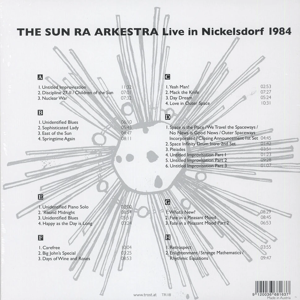 Sun Ra Arkestra - Live In Nickelsdorf 1984
