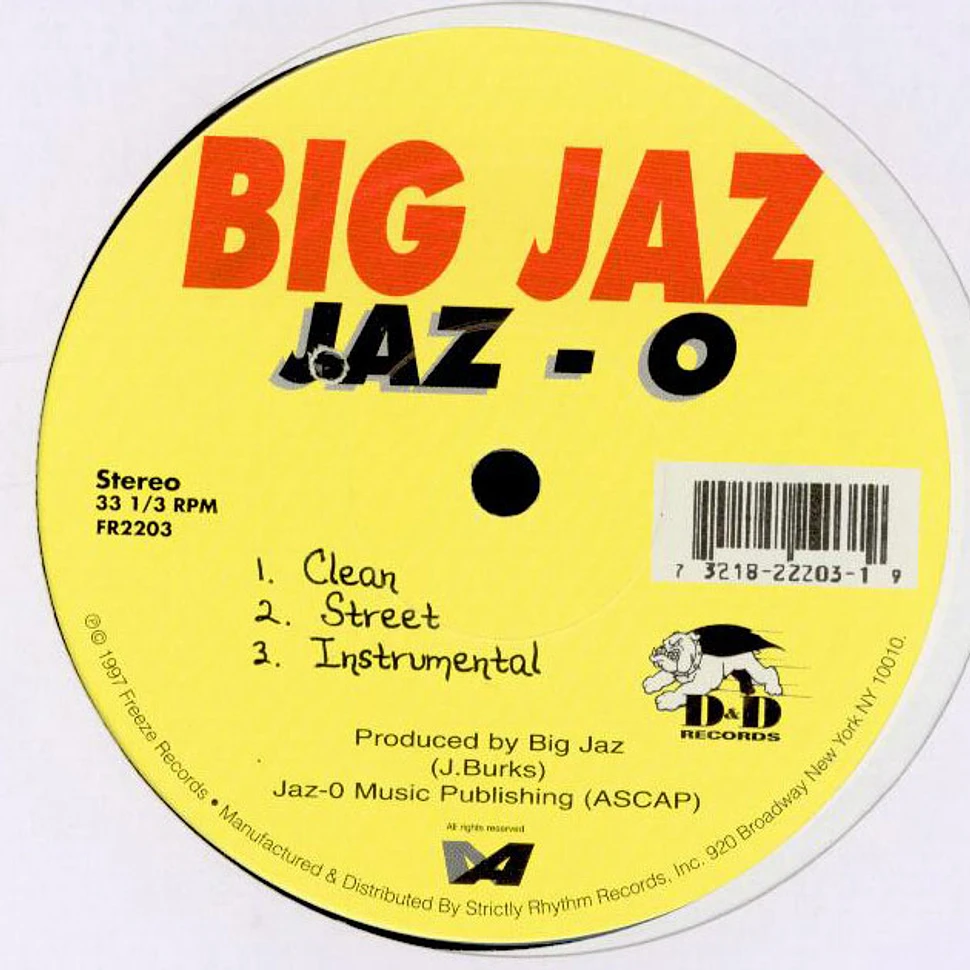 Big Jaz - Jaz-O / Foundation Remix