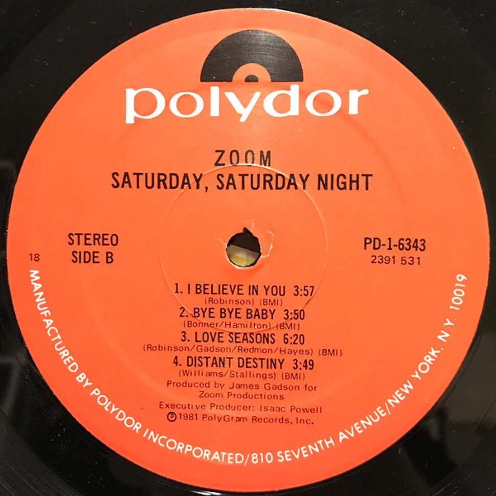 Zoom - Saturday, Saturday Night