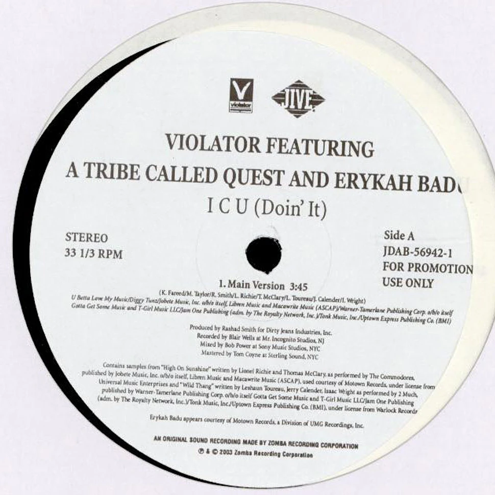 A Tribe Called Quest & Erykah Badu - I C U (Doin' It)