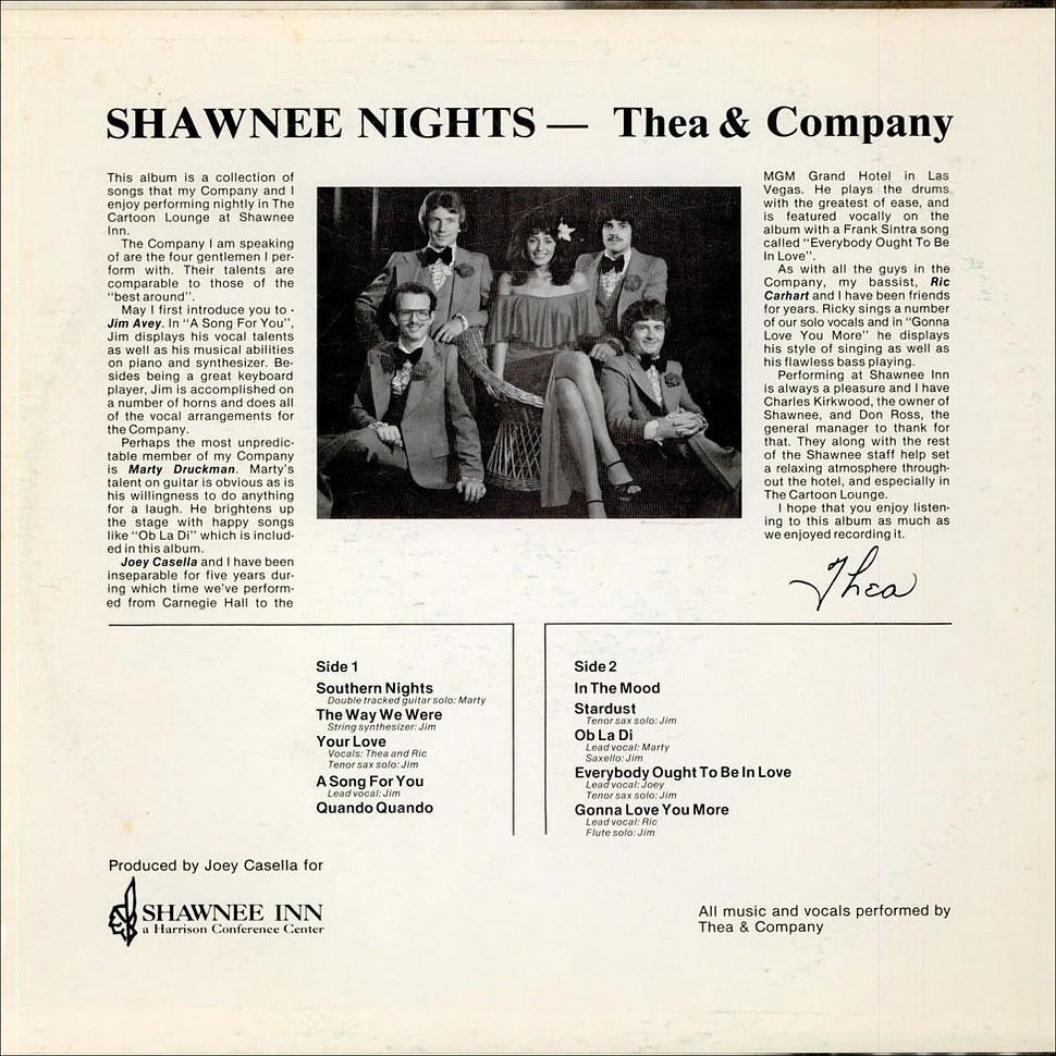 Thea And Company - Shawnee Nights