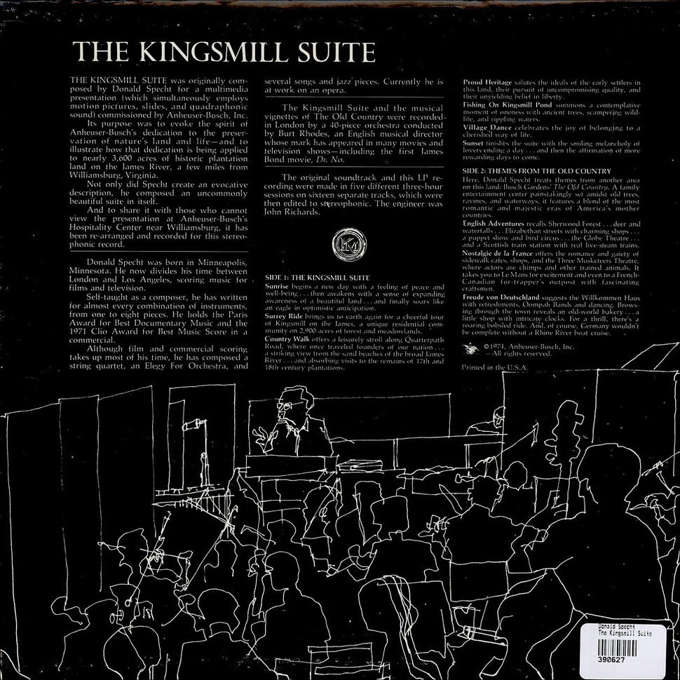 Donald Specht - The Kingsmill Suite