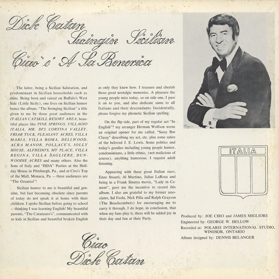 Dick Catan - The Swingin Sicilian