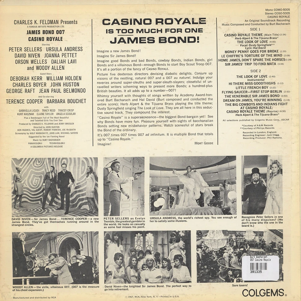 Burt Bacharach - Casino Royale (Original Motion Picture Soundtrack)