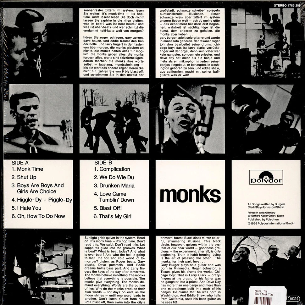 The Monks - Black Monk Time