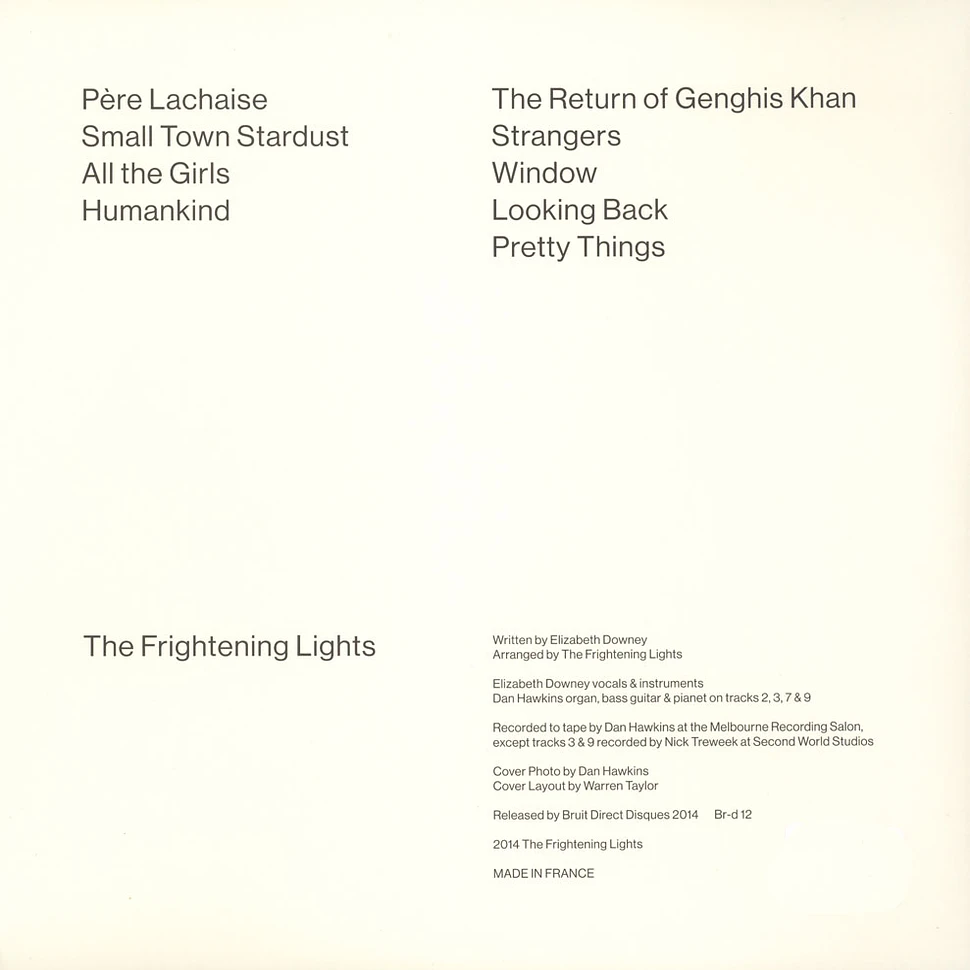 The Frightening Lights - The Frightening Lights