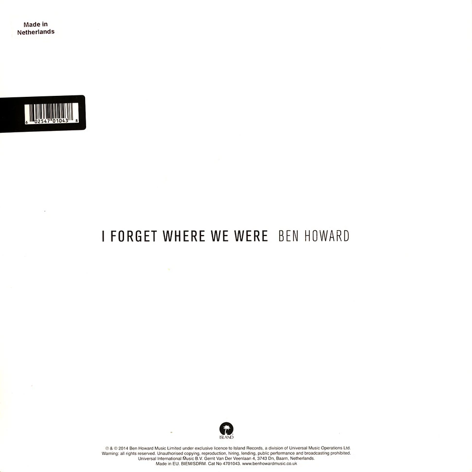 Ben Howard - I Forget Where We Are